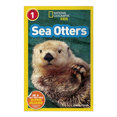 英文原版 National Geographic Readers: Sea Otters 全彩插画 美国国家地理系列