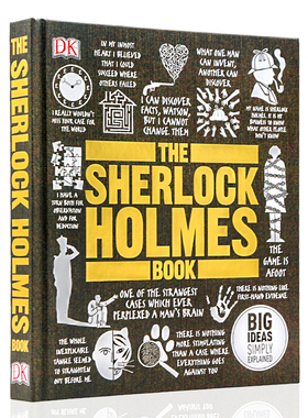 现货 DK夏洛克福尔摩斯百科全书The Sherlock Holmes Book: Big Ideas Simply Explained英文原版图解艺术百科精装大开全彩铜版纸