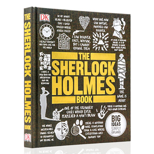 图解艺术百科精装 纸 Holmes Ideas Simply Big Sherlock Book 大开全彩铜版 现货 Explained英文原版 DK夏洛克福尔摩斯百科全书The
