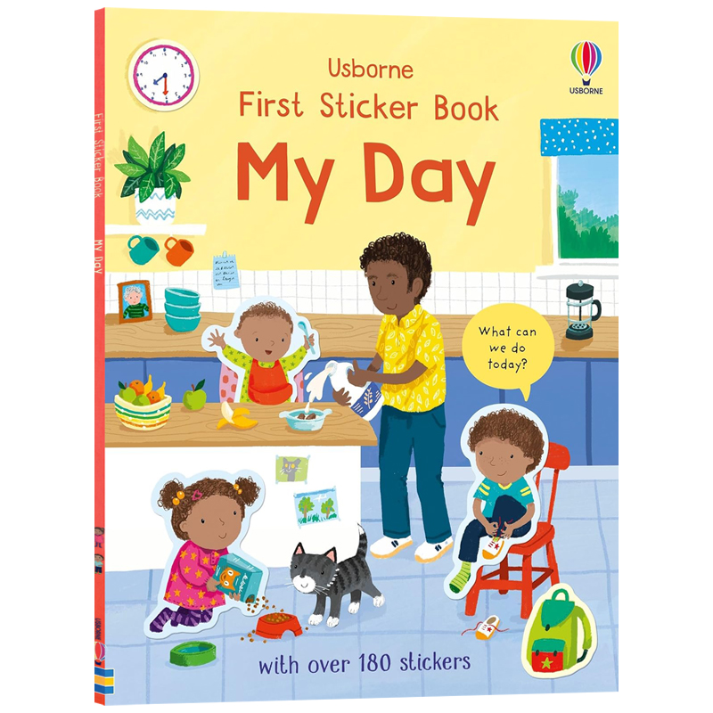 Usborne第一个贴纸书我的一天