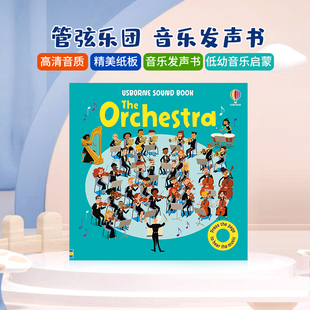 聆听发声书 低幼音乐启蒙书籍 book 交响乐音乐书发声书 英文原版 Orchestra First about 精装 现货 绘本 Usborne管弦乐队发声书