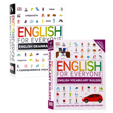词汇+语法2册DK人人学英语 英语词汇/语法自学指南 English for Everyone English Grammar/Vocabulary Guide 英文原版自学教材