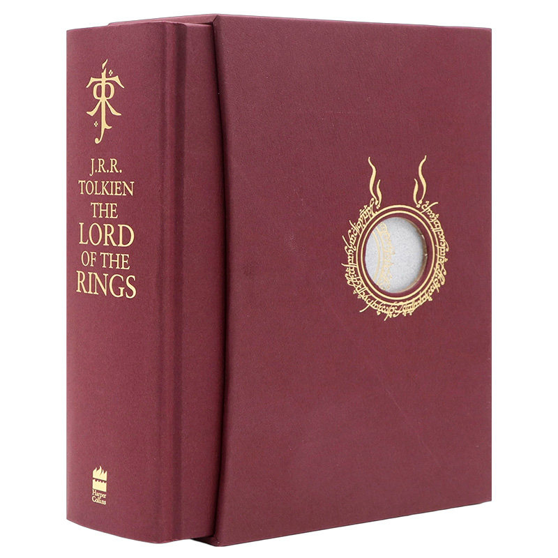 指环王魔戒精装豪华版 The Lord of the Rings 英文原版小说 影视原著史诗奇幻小说 青少年魔幻冒险课外趣味阅读J.R.R.Tolkien