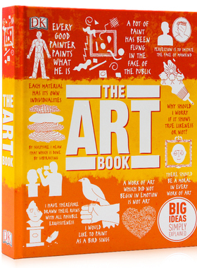 DK 艺术百科图解 The Art Book: Big Ideas Simply Explained 英文原版 全彩精装 人类的思想百科丛书系列