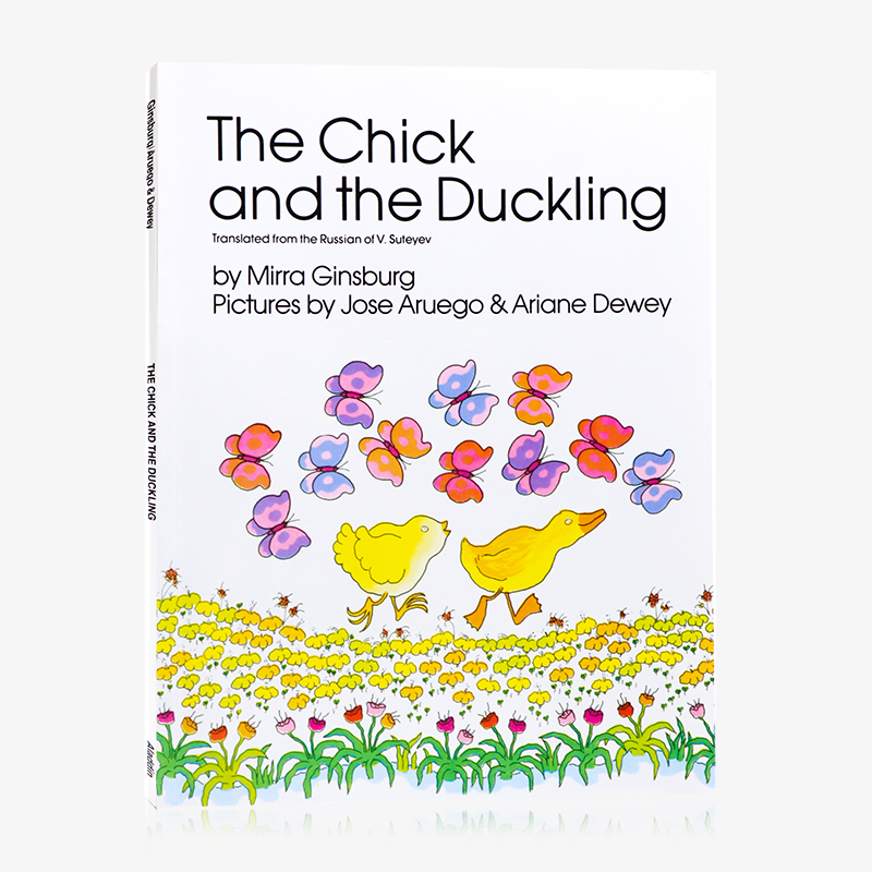 小鸡和小鸭 The Chick and the Duckling英文原版绘本儿童性格培养启蒙图画书亲子共读英语启蒙睡前读物平装