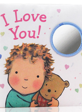 英文原版绘本I Love You Cloth Book 我爱你的晚安系列 睡前故事玩具书 Caroline Jayne Church幼儿趣味绘本玩具游戏书
