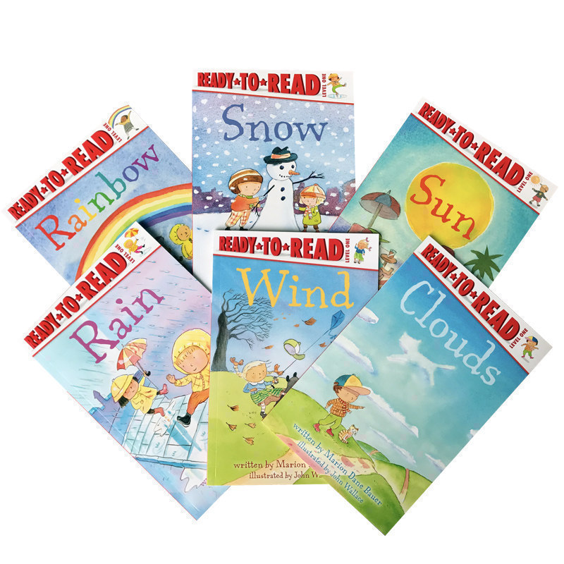weather ready-to-read value pack  rain  wind clouds  snow