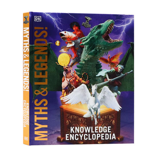 现货 DK神话传说知识百科全书 英文原版 Knowledge Encyclopedia Myths and Legends 儿童科普百科全书 青少年神话故事读物 精装