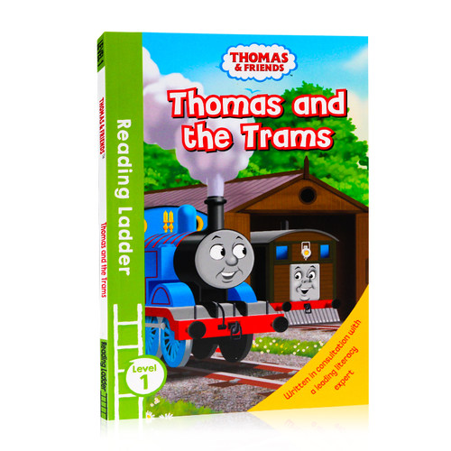 托马斯和朋友们Thomas and Friends Thomas and the Trams英文原版分级阅读入门级Reading Ladder Level 1英语故事图画书绘本3-6岁