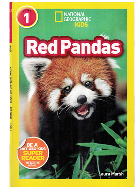 英文原版绘本 National Geographic Kids Readers:Red Pandas 熊猫 国家地理分级阅读初阶 Level1低幼儿童英语启蒙绘本