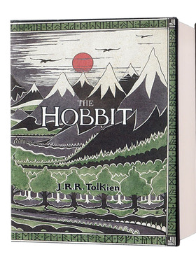 现货 The Hobbit 霍比特人75周年纪念版 收藏版英文版 英语原版小说 J.R.R.托尔金著作经典文学书籍 当代奇幻作品鼻祖奇遇冒险小说