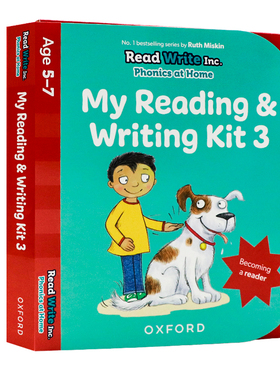 牛津自然拼读教材5-7岁Becoming a Reader 英文原版 Read Write Inc.: My Reading and Writing Kit 儿童英语早教启蒙亲子家庭教育