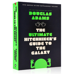 银河系搭车客指南漫游五部曲五合一 英文原版小说The Ultimate Hitchhiker's Guide to the Galaxy 经典科幻小说进口图书书籍正版