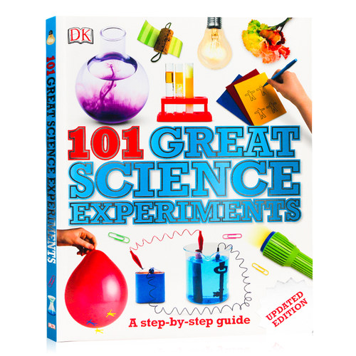 DK儿童科普系列 101个了不起的科学实验 101 Great Science Experiments 英文原版进口图书 儿童趣味科普认知图画书 DK百科书