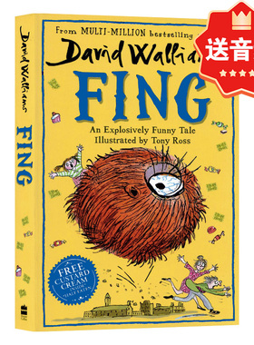 毛球怪 英文原版 Fing 大卫少年幽默小说系列 罗尔德达尔继承人David Walliams大卫威廉姆斯 儿童幽默治愈成长插图小说文学书籍