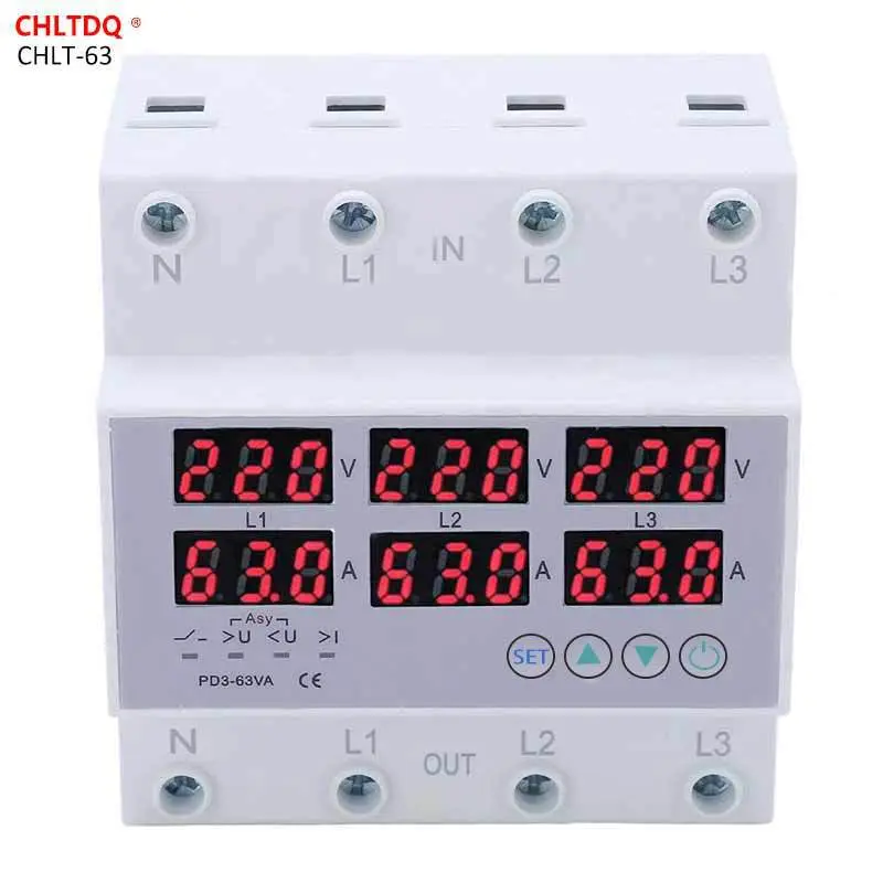 过欠压保护器三相数显可调电流