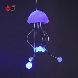 博达道具水母灯造型灯小吊灯婚礼堂舞台装饰灯具水母渐变装饰摆件