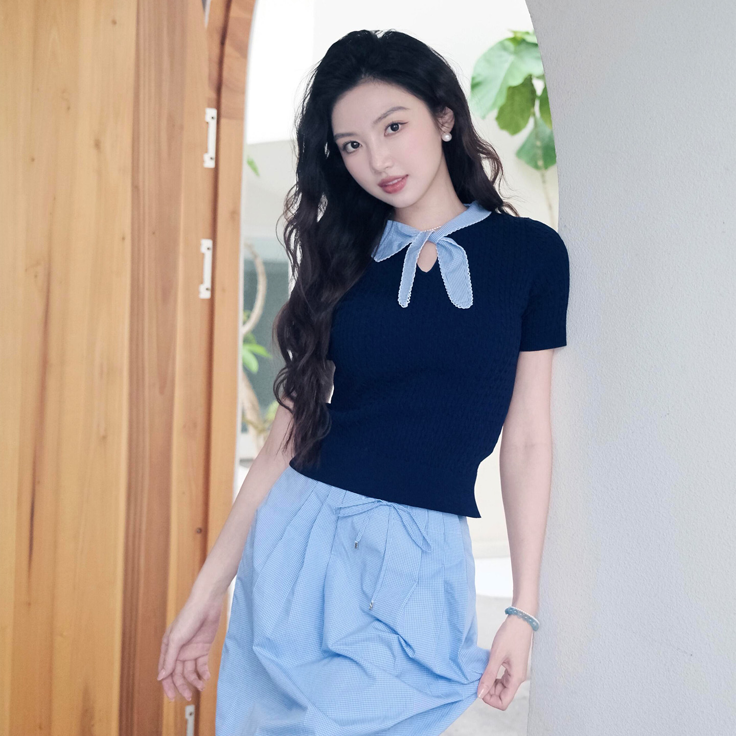 HERLIAN2025夏季新品女士针织衫