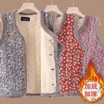 2025秋冬新款加绒加厚棉马甲叠穿