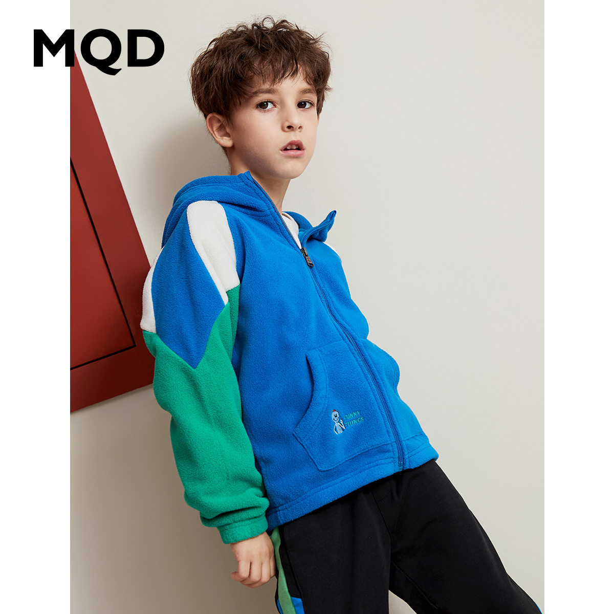MQD男童童装连帽卫衣2023春秋儿童摇粒绒中大儿童洋气开衫外套潮使用感如何?