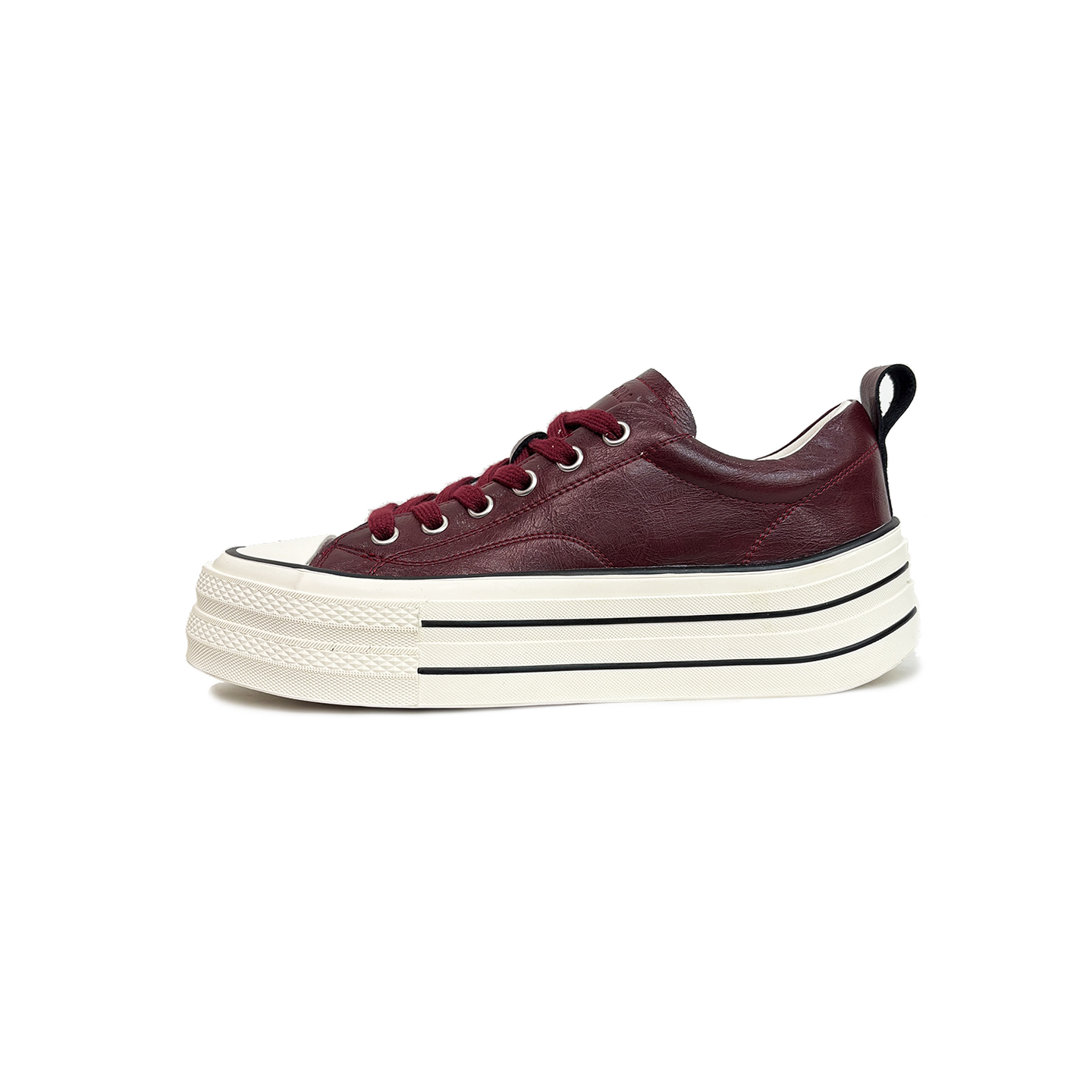 【苏苏nana精选】内增高3.5公分 圆头系带休闲板鞋女MEW7198