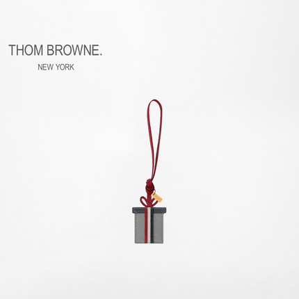 [冬季新品]THOM BROWNE 卵石纹礼物吊饰