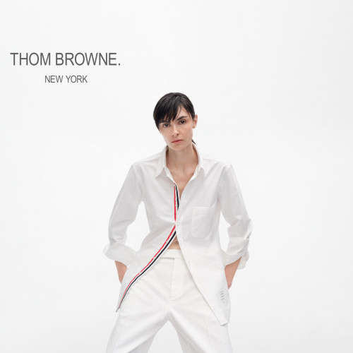 THOMBROWNE男女同款牛津布衬衫