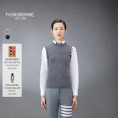 女士四条纹针织圆领背心毛衣 BROWNE 6期免息 THOM
