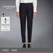 [五折优惠]THOM BROWNE 女士羊毛修身长裤休闲西裤
