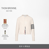女士羊毛HECTOR图案提花圆领开衫 BROWNE新品 新年系列 THOM