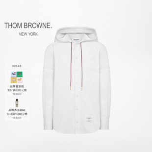 男士 BROWNE THOM 连帽尼龙臂环衬衫 6期免息