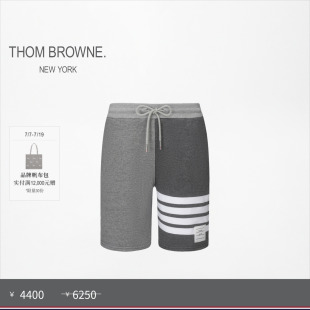 [年中折扣]THOM BROWNE 女士经典四条纹棉质短裤卫裤