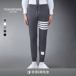 BROWNE 男士 6期免息 四條紋拉繩運(yùn)動(dòng)褲 衛(wèi)褲 THOM