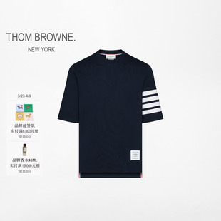 四条纹短袖 男女同款 T恤 BROWNE THOM
