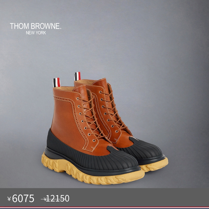 [五折优惠]THOM BROWNE 女士牛皮猎装靴 - 封面