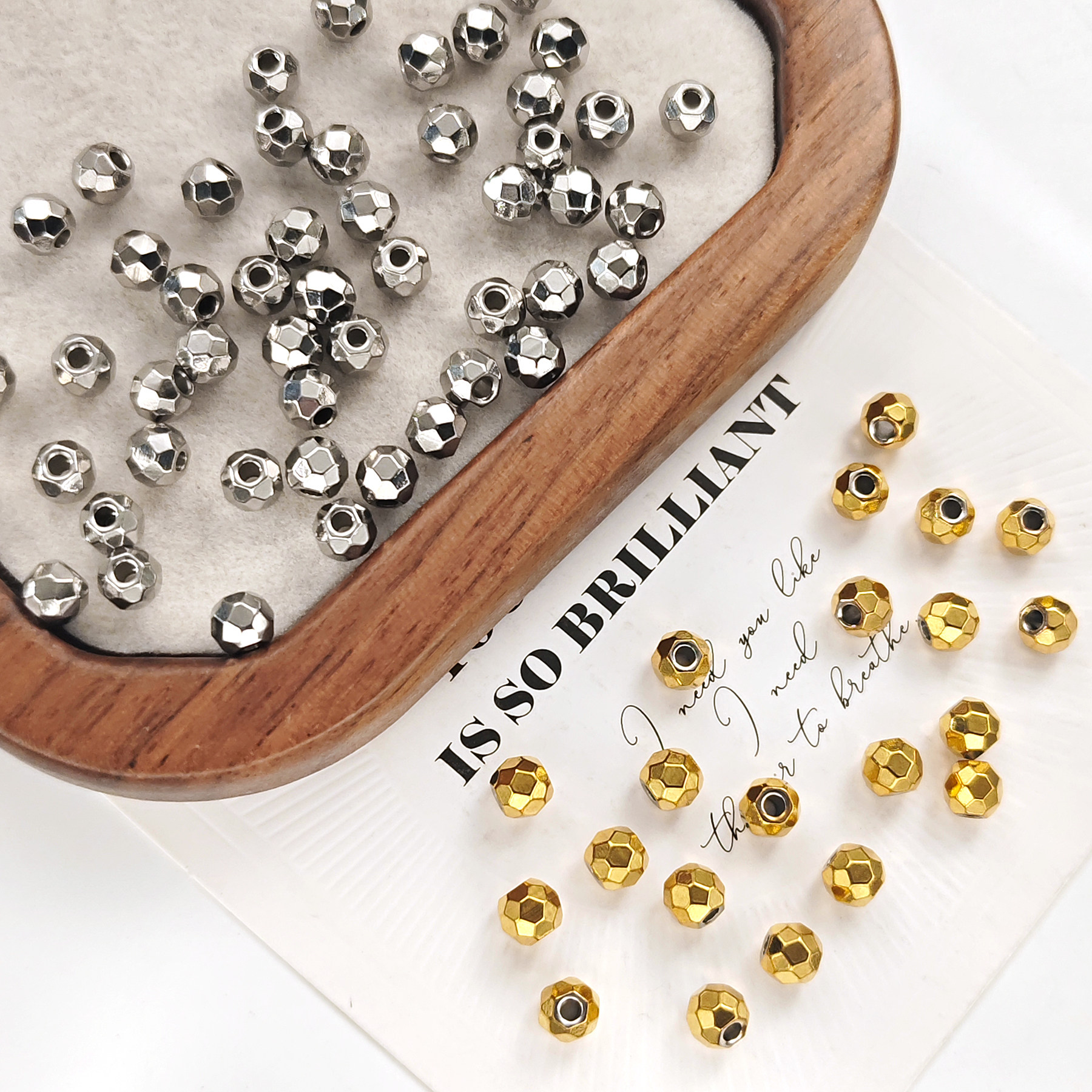 钢本饰品 不锈钢镭射珠真空全金通孔珠DIY手作串珠钛钢隔珠蹦迪珠,饰品/流行首饰/时尚饰品新,其他DIY饰品配件,淘宝优惠券,粉丝福利购,淘宝优惠卷