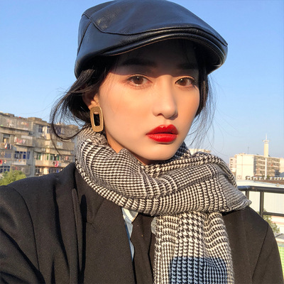 美式复古前进帽女春秋冬季新款