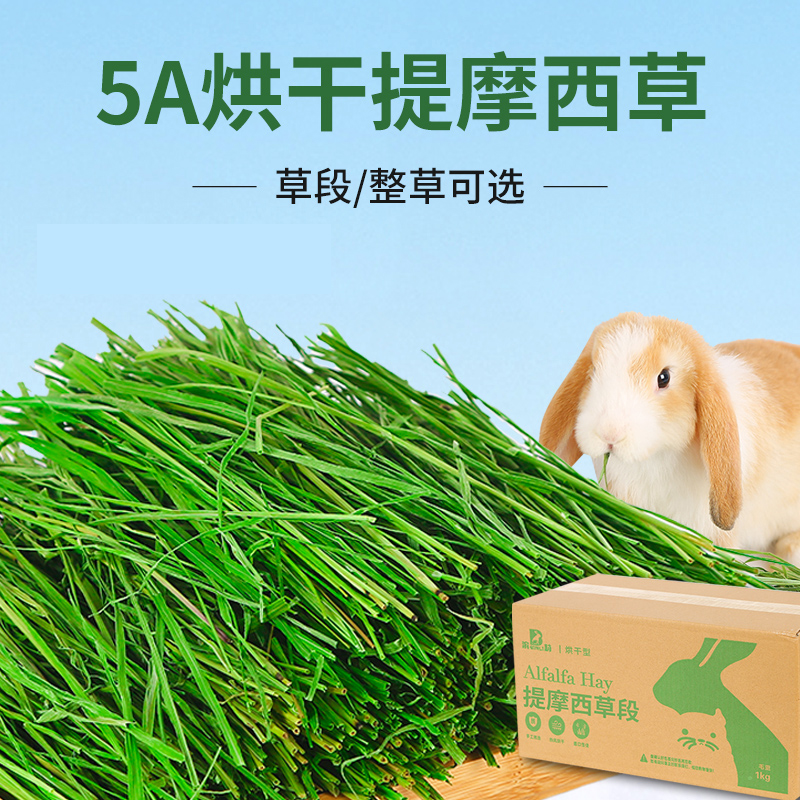 滨莉牧草干草草料营养足适合兔兔