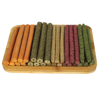 草棒磨牙棒兔子龙猫豚鼠苜蓿草提摩西草胡萝卜燕麦草牧草干草零食