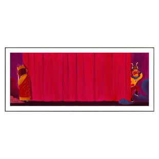 默境 陈建周亲笔签名限量199版画《捉迷藏》礼品潮流艺术装饰版画