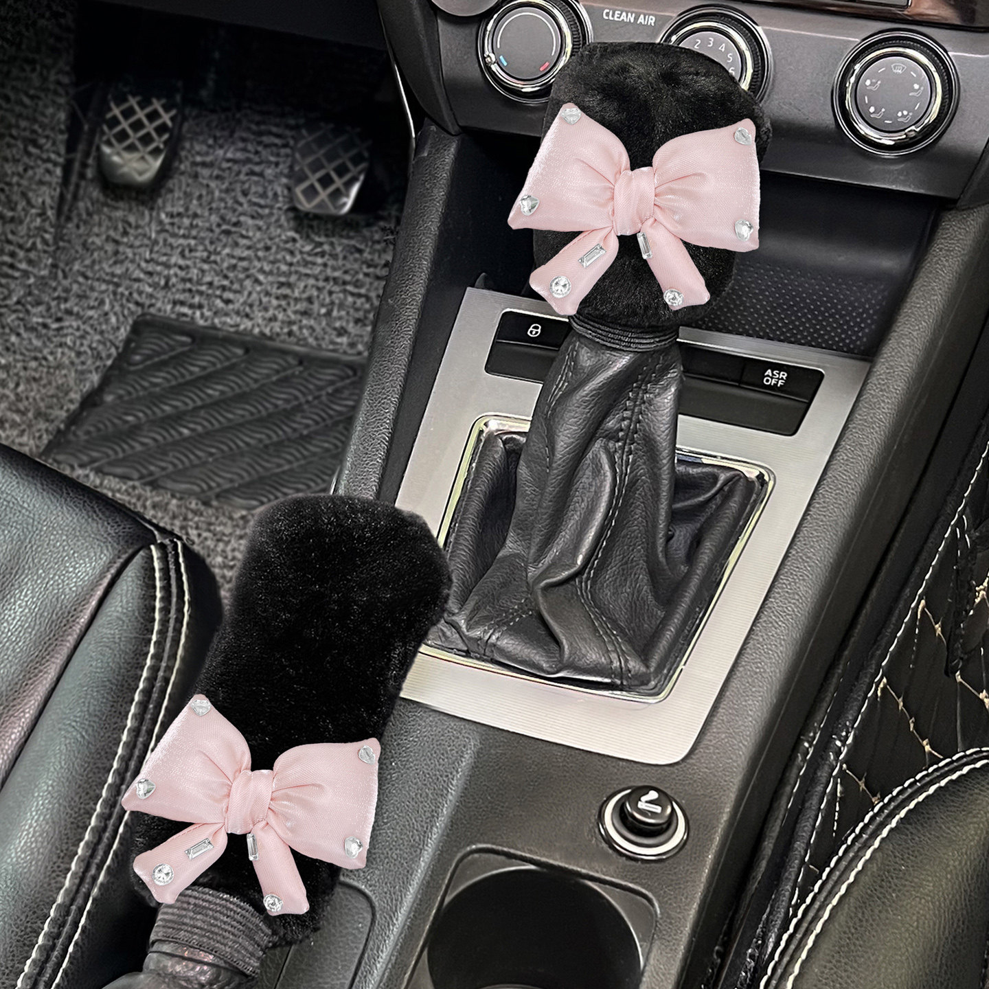 绒汽车档位套排挡套档杆套手刹套