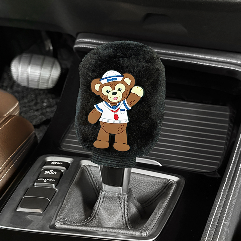冬季毛绒卡通汽车内饰用品排档套档杆套档位套车载装饰自动挡通用