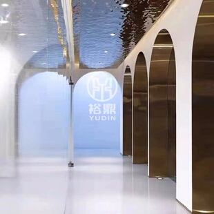 定制弧形不锈钢门套半圆形包边 半圆线槽 吊顶装饰条 圆弧收边条