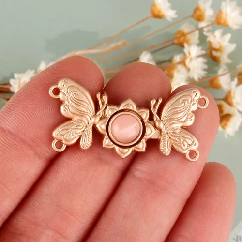 汉服子母扣明制宋制蝶恋花金属对扣旗袍云肩披肩中式立领复古纽扣