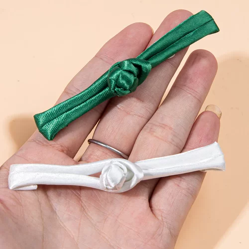 中式旗袍盘扣色丁布一字扣复古汉服唐装手工纽扣装饰扣子配件辅料