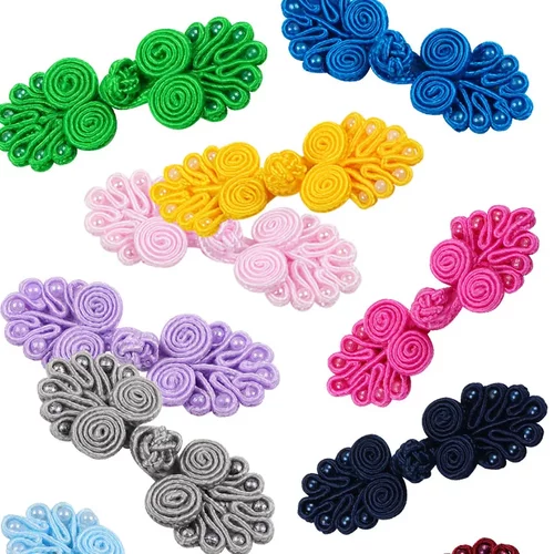 七珠盘扣扣子旗袍纽扣中式喜帖手工复古装饰古装传统衣服服装配件