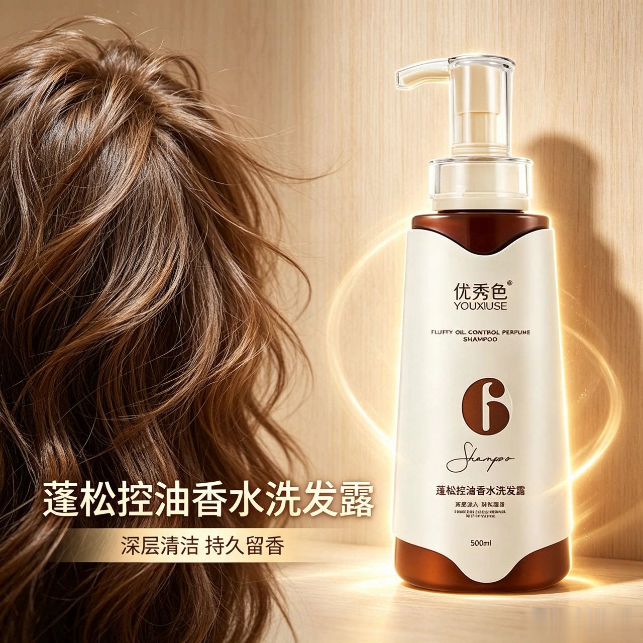 优秀色洗发水深层清洁护发蓬松
