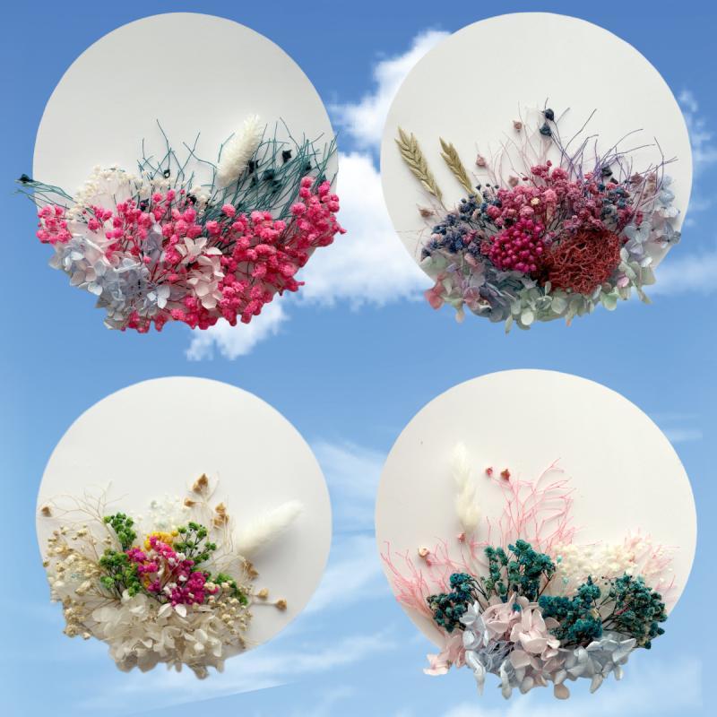 永生花纸盘干花材料包