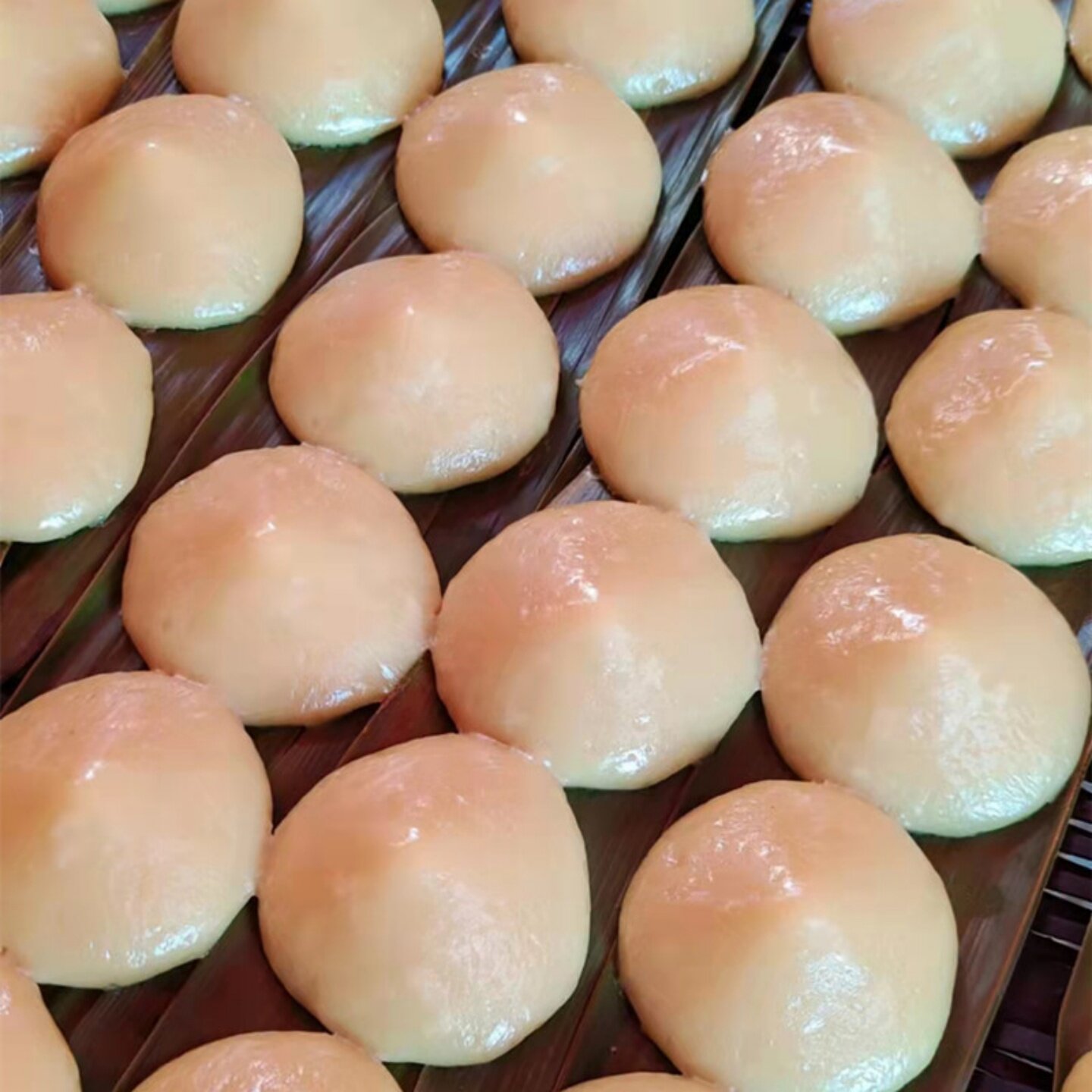 糍粑纯糯米手工灰水斗笠米果湖南特产老式回水艾米果尖角粽叶糕点