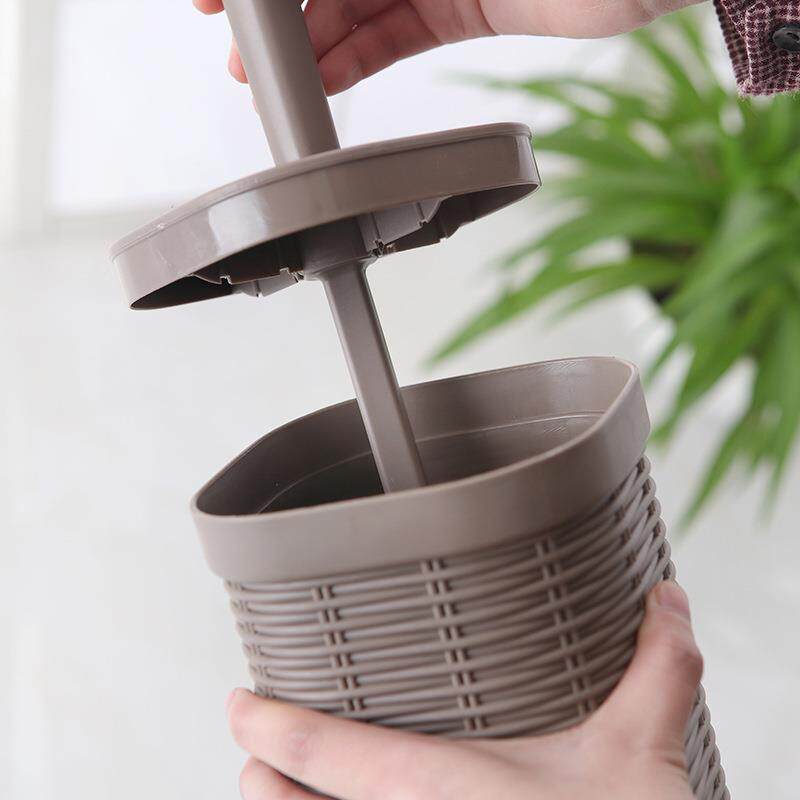 塑料马桶清洁卫生间马桶刷用套装无死刷角所去污家厕用藤编中鼎马